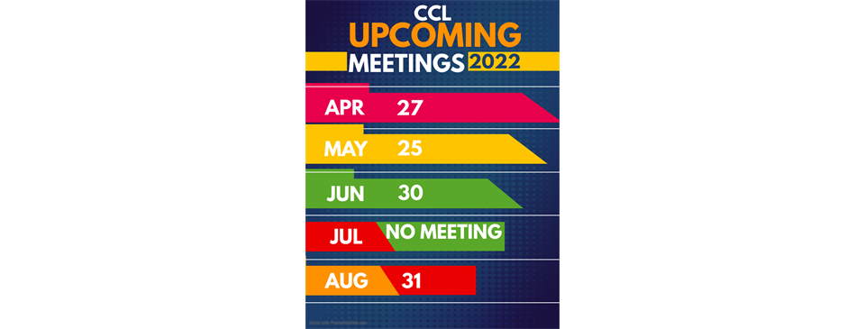 2022 League Meeting Dates