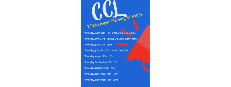 2024 League Meeting Schedule